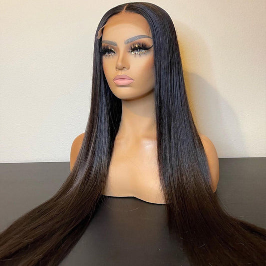 5x5 Straight Brazilian Closure HD Lace Wig