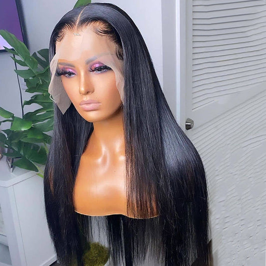 13x4 Straight Brazilian HD Lace Frontal Wig